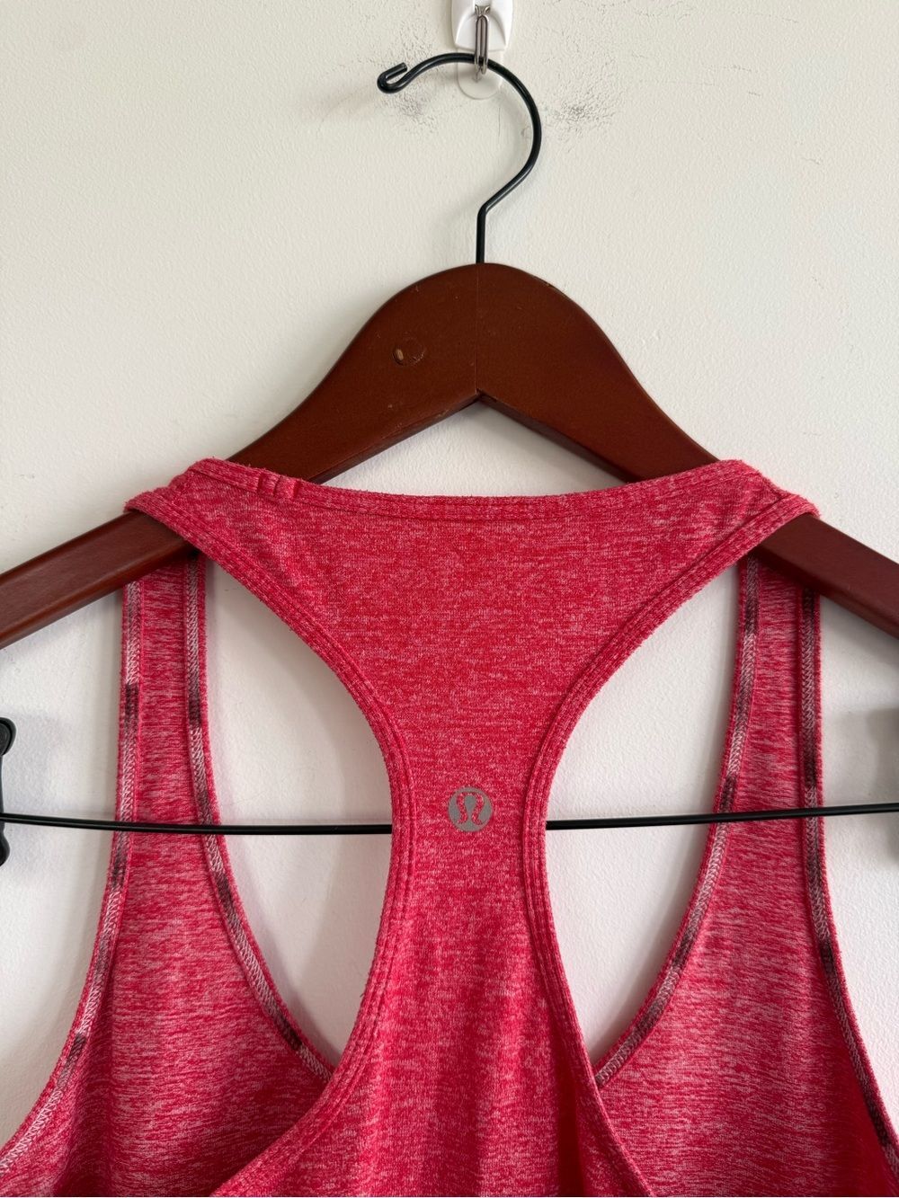Lululemon Racerback Tank - Heathered Pink-Red